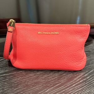 Leather Michael Kors Cosmetic Bag